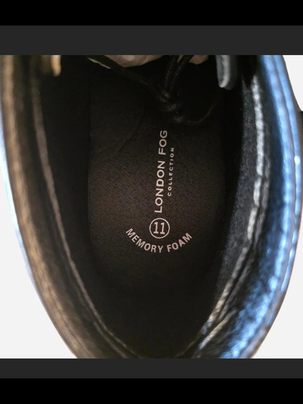 London Fog Men's Black Leather Chukka Boots